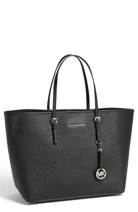 tote black michael kors|Michael Kors black medium tote.